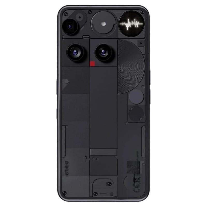 Nothing Phone 3 5G 12GB/256GB Negro - vista trasera