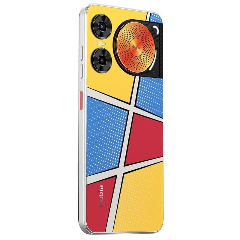 Nubia Music 2 4GB/128GB Pop Art - vista traseira a 45 graus