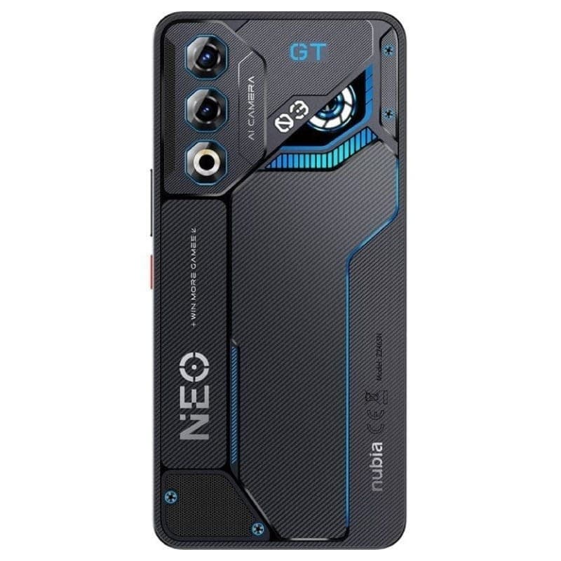 Nubia Neo 3 GT 5G 12GB/256GB Preto - vista traseira
