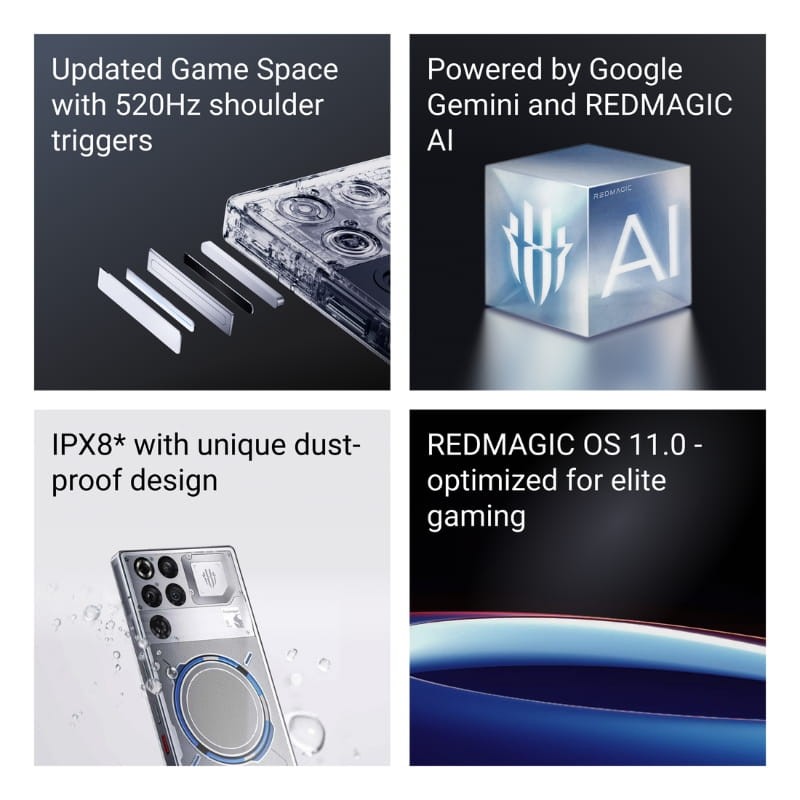 Nubia Redmagic 11 Pro 5G 12GB/256GB Dual SIM Negro Mate Cryo - Ítem7