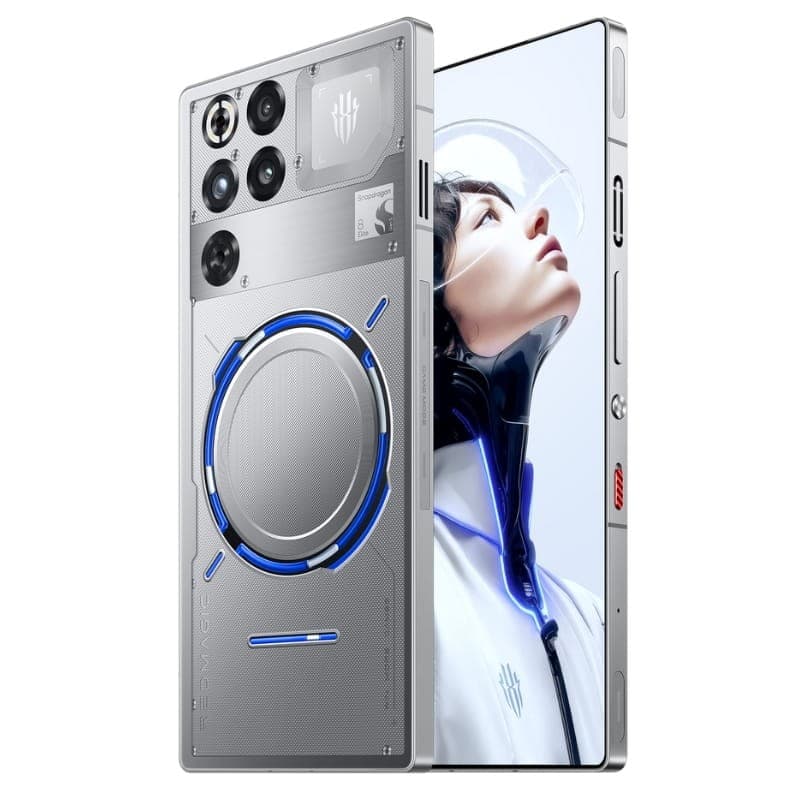 Nubia Redmagic 11 Pro 5G 24Go/1To Argent Transparent - vue à 45 degrés