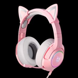 ONIKUMA K9 RGB Rosa - Auscultadores para jogos