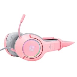 ONIKUMA K9 RGB Rosa - Auscultadores para jogos - vista horizontal
