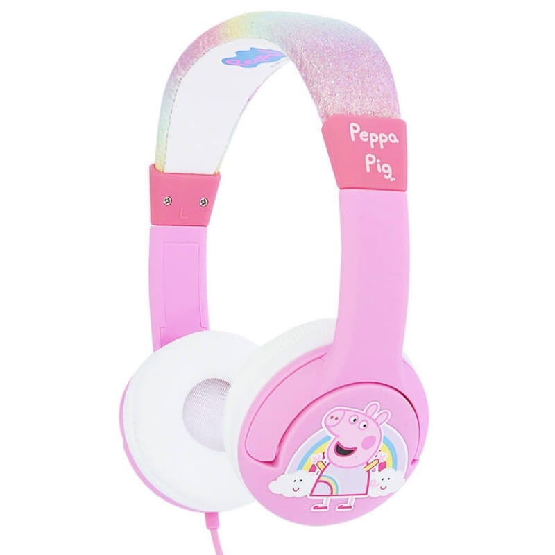 OTL Peppa Pig Glitter Rosa - Auscultadores para crianças - Item1