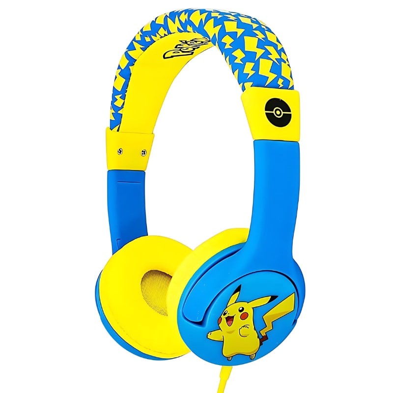 OTL Pokemon Pikachu Azul/Amarelo - Auscultadores para crianças - Item