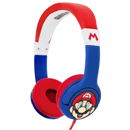 OTL Super Mario Bleu/Rouge - Casques d'écoute pour enfants