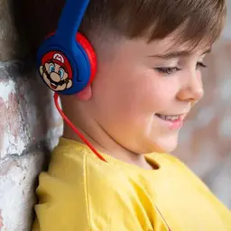 OTL Super Mario Bleu/Rouge - Casque d'écoute pour enfants - colocation