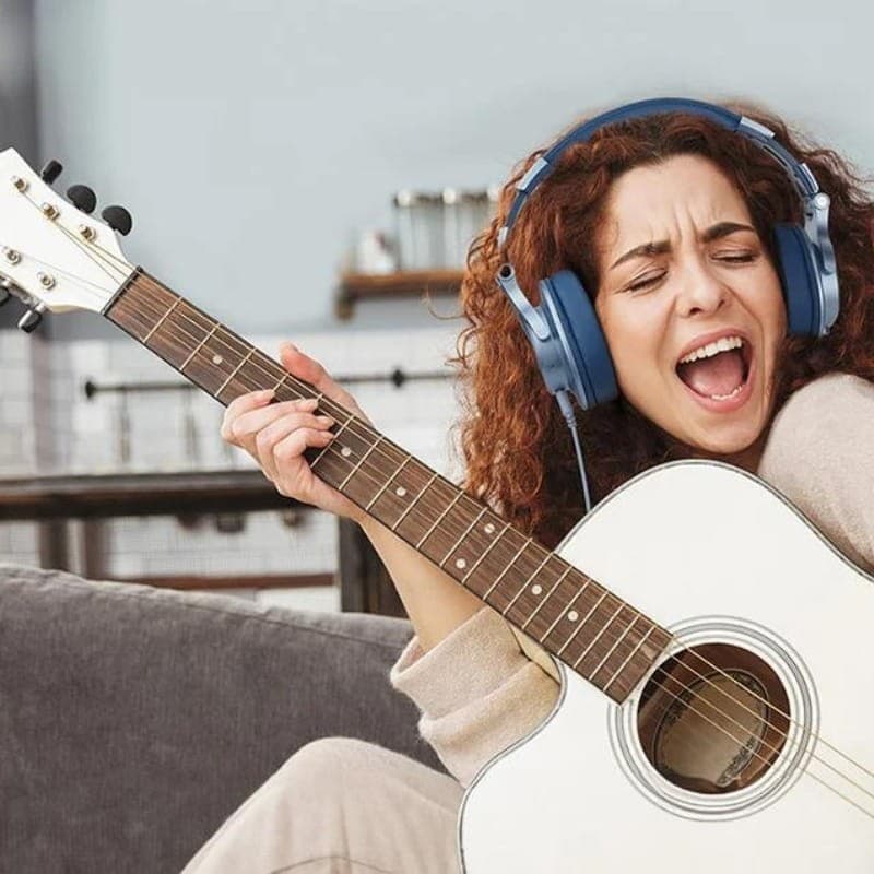 OneOdio Fusion A70 Azul - Auscultadores Bluetooth - Ligação para guitarra