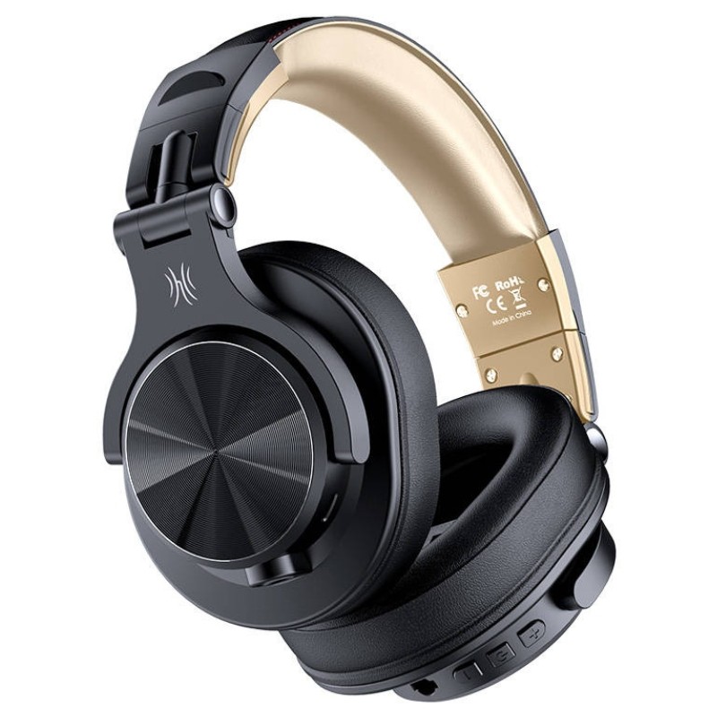 OneOdio Fusion A70 Dourado/Preto - Auscultadores Bluetooth - Item1
