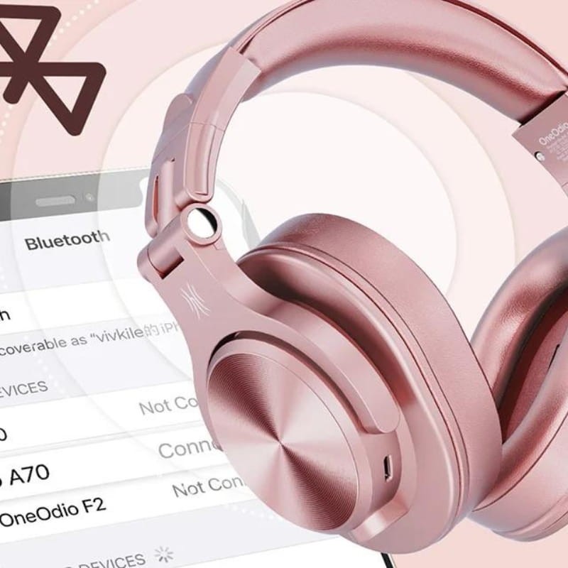 OneOdio Fusion A70 Rosa - Auriculares Bluetooth - Ítem1