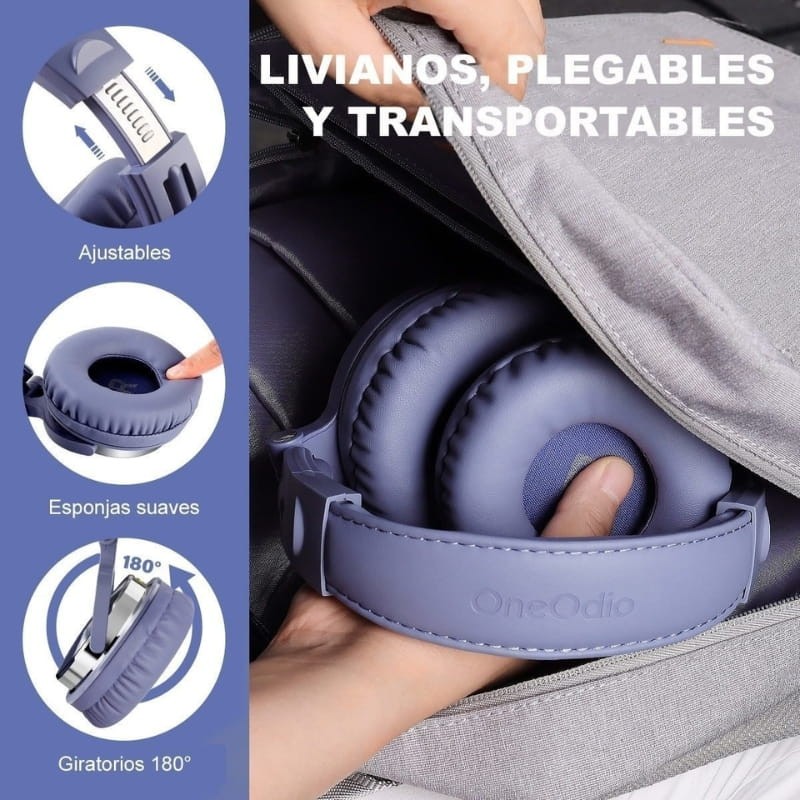OneOdio Pro10 Bleu - Casque d'écoute - Ítem1