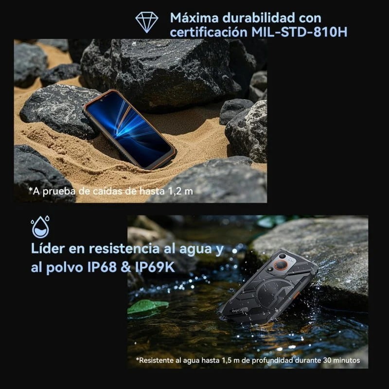 Oscal Marine 1 4GB/128GB Naranja Rugged - Ítem5