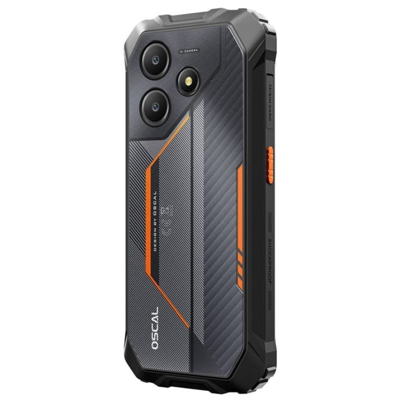 Oscal Marine 2 4Go/64Go Orange Rugged - vue panoramique à 45 degrés