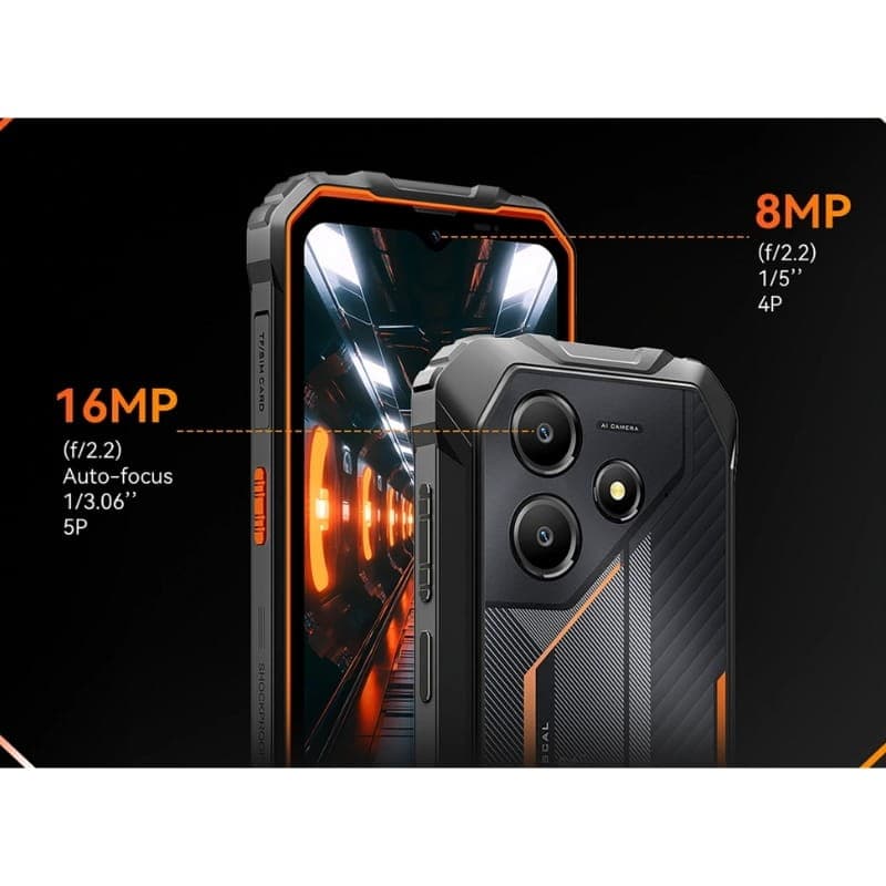Oscal Marine 2 8Go/256Go Orange Rugged - système de caméra