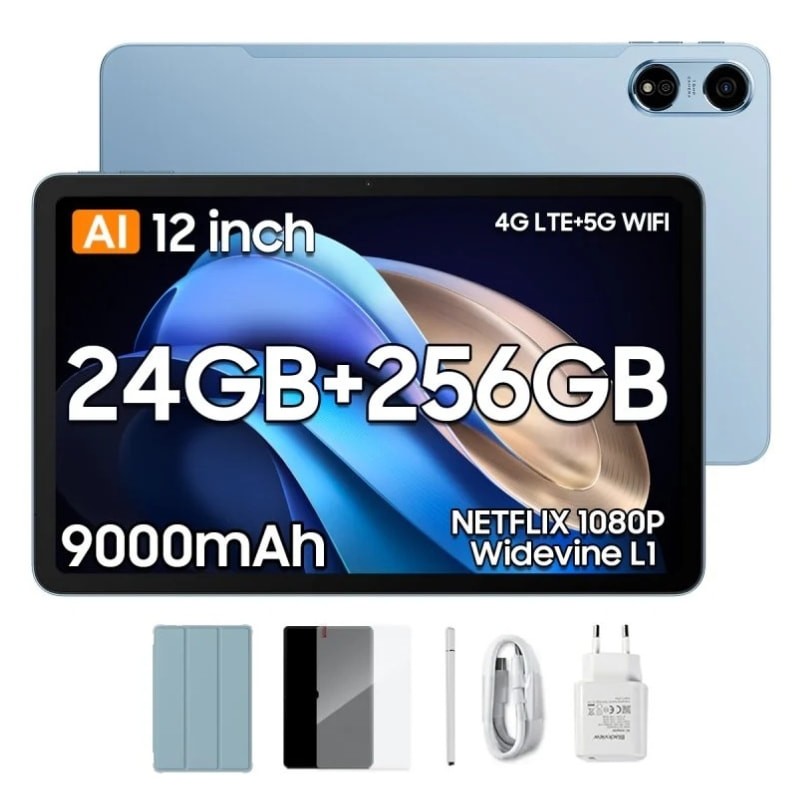 Oscal Pad 100 12 polegadas 8GB/256GB WiFi+4G Azul - Item