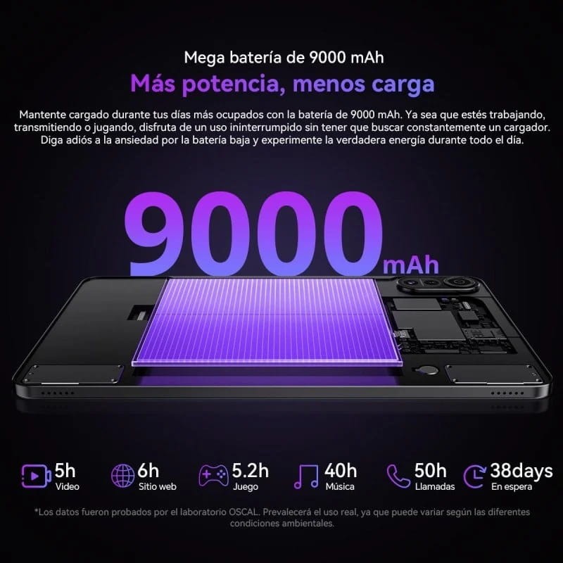 Oscal Pad 100 12 polegadas 8GB/256GB WiFi+4G Azul - Item6