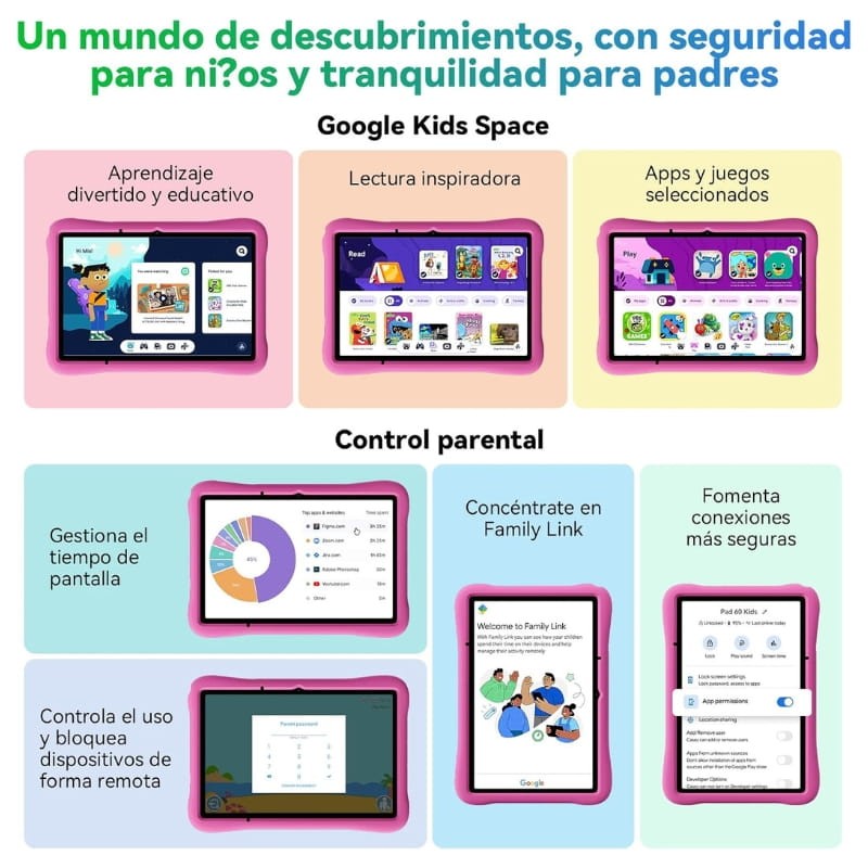Oscal Pad 60 Kids 10,1 4GB/128GB WiFi Azul - Ítem2