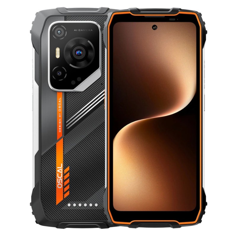 Oscal Pilot 3 5G 12GB/256GB Laranja Rugged - Item
