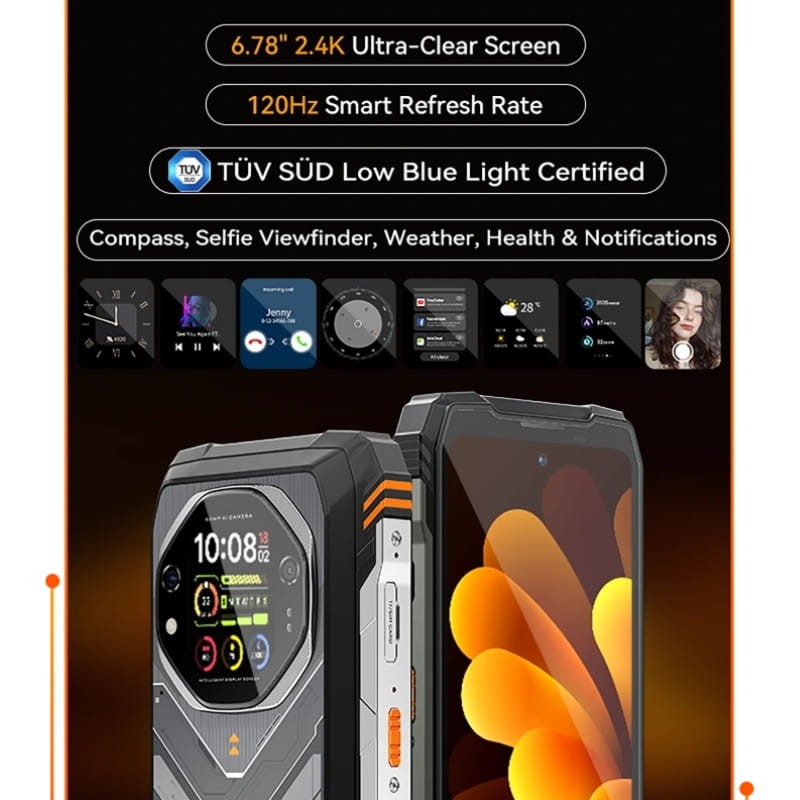 Oscal Tank 1 5G 12GB/256GB Preto Rugged - Item7