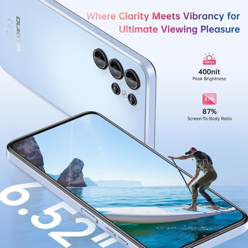 Oukitel C1 4Go/128Go Bleu - Ítem4