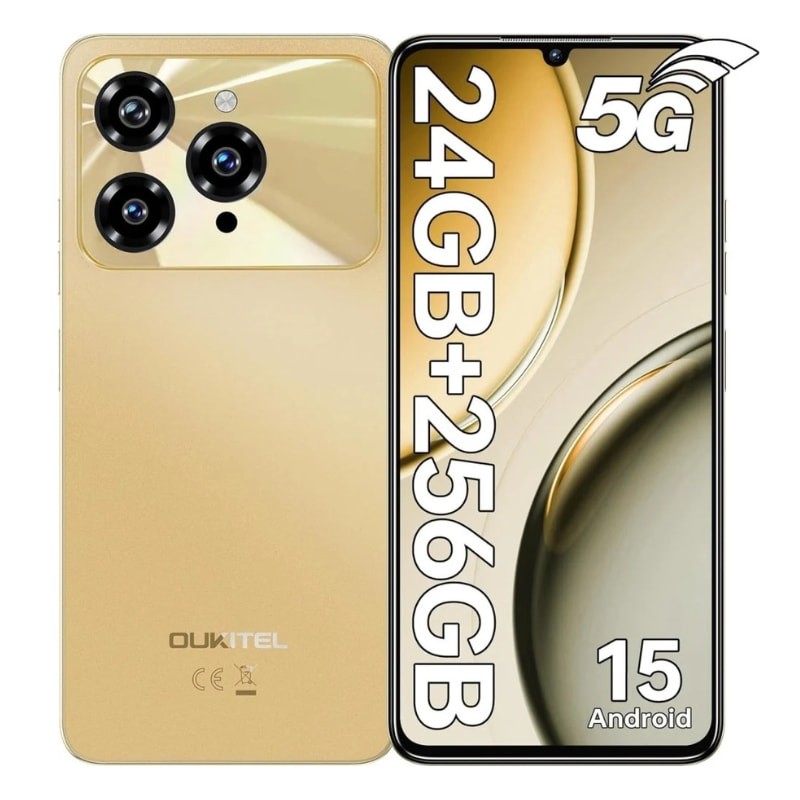 Oukitel C6 5G 8GB/256GB Dual SIM Dourado - Item