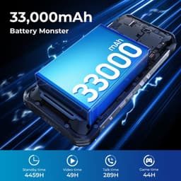 Oukitel WP100 5G 12GB/512GB Rugged - capacidad de la batería