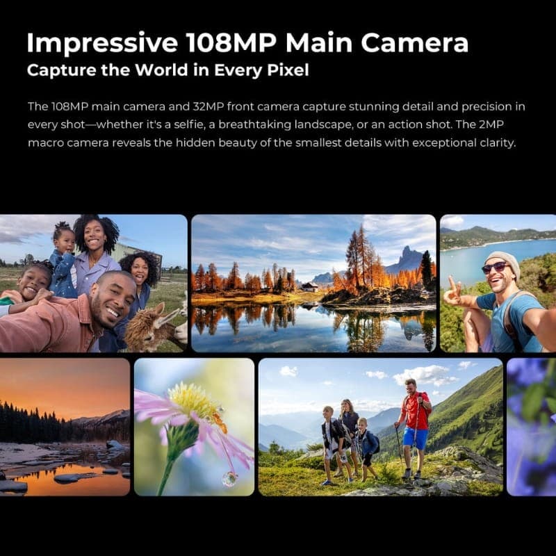 Oukitel WP200 Pro 5G 24GB/1TB Verde - câmara principal