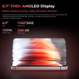 Oukitel WP210 5G 12GB/512GB Preto Rugged - ecrã AMOLED