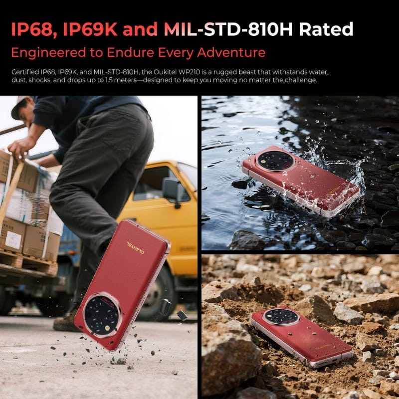 Oukitel WP210 5G 12GB/512GB Cinzento Rugged - Item6
