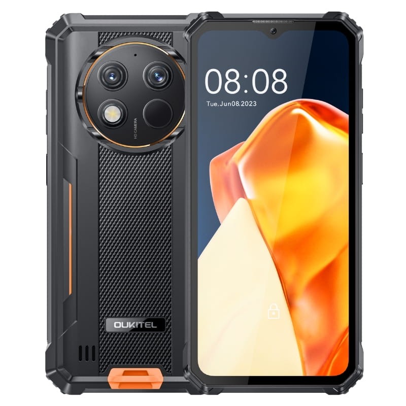 Oukitel WP28S 4GB/128GB Laranja - Telemóvel Robusto - Item