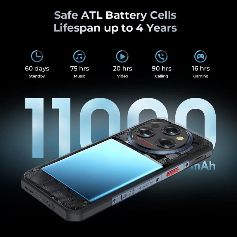 Oukitel WP35 Pro 12Go/512Go Vert - Ítem5