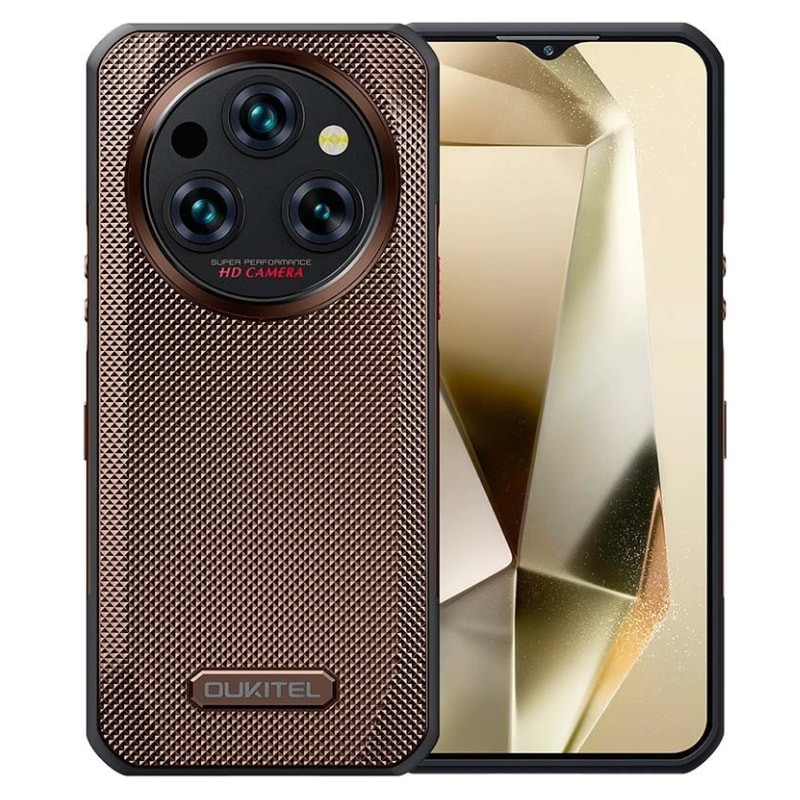 Oukitel WP35S 6GB/256GB Castanho - Telemóvel robusto - Item