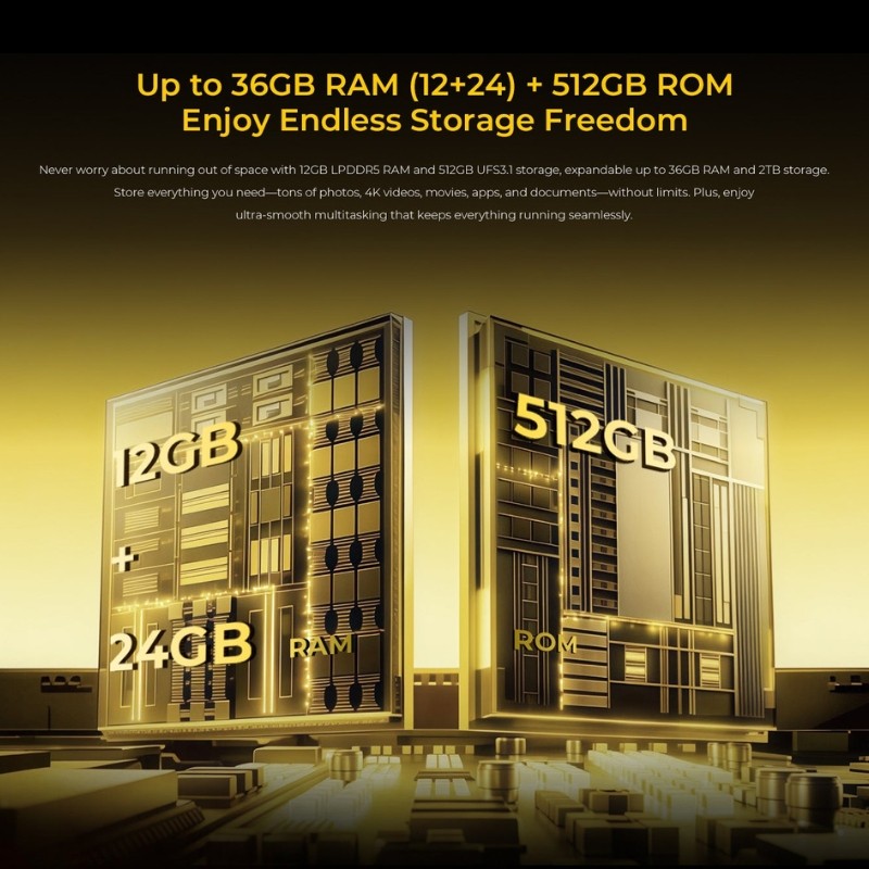 Oukitel WP60 5G 12GB/512GB Preto Rugged - Item5