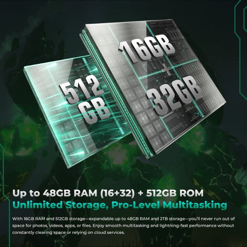 Oukitel WP62 5G 16Go/512Go Noir Robuste - Ítem5