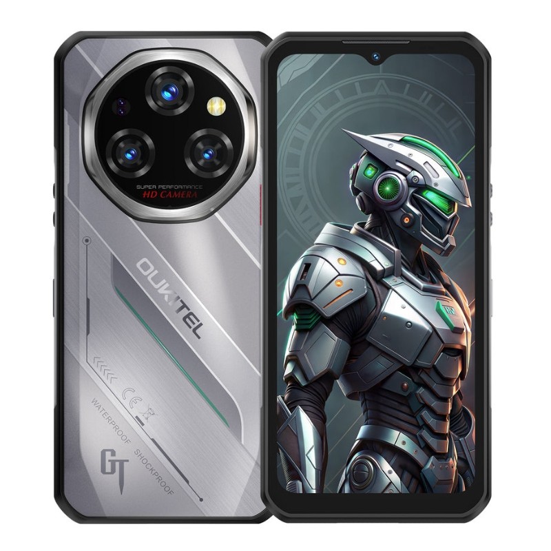Oukitel WP62 5G 12GB/512GB Dual SIM Prata Rugged - Item