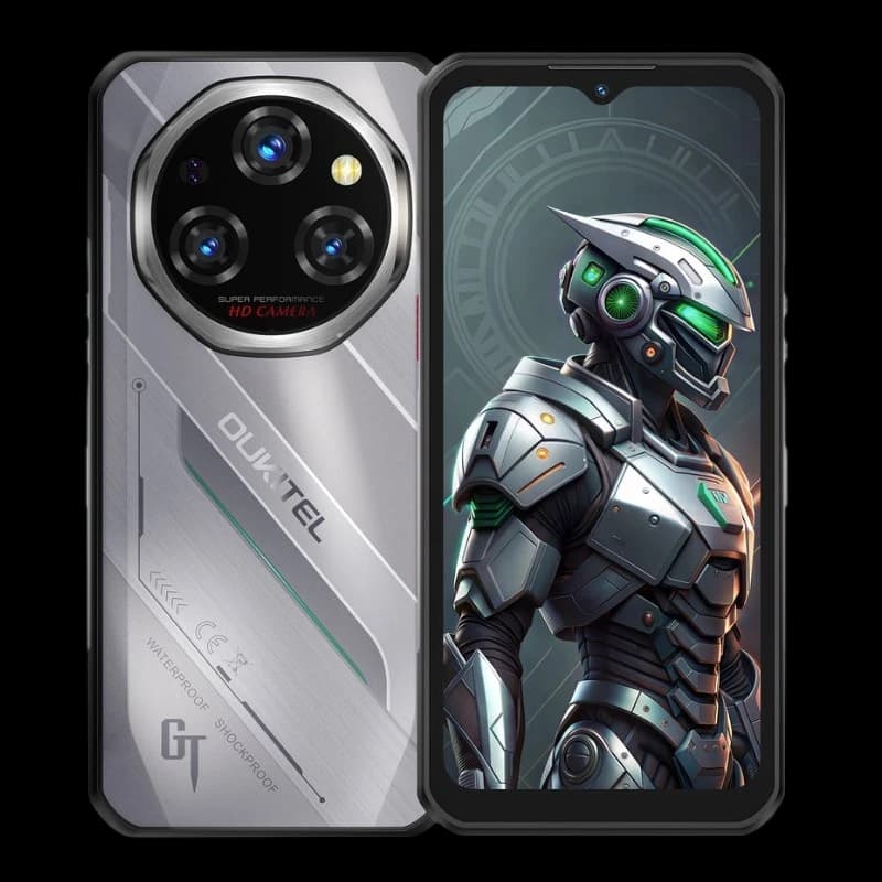 Oukitel WP62 5G 12Go/512Go Double SIM Argent Robuste