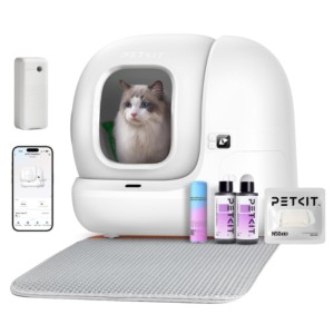 Arenero Automático PETKIT Pura Max 2 - Con tecnología xSecure e incluye kit de eliminación de olores - Control APP - Capacidad extragrande