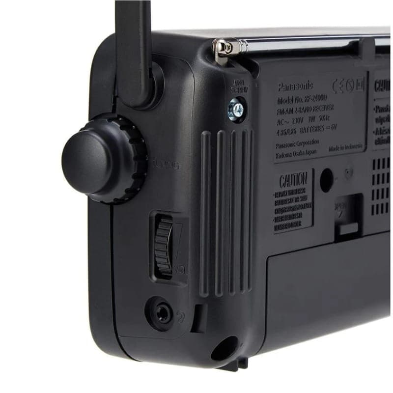 Panasonic RF-2400D AM/FM Preto - pormenor do projeto