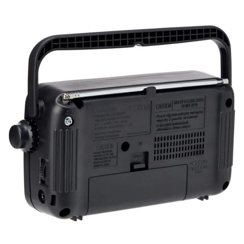 Panasonic RF-2400D AM/FM Preto - vista traseira