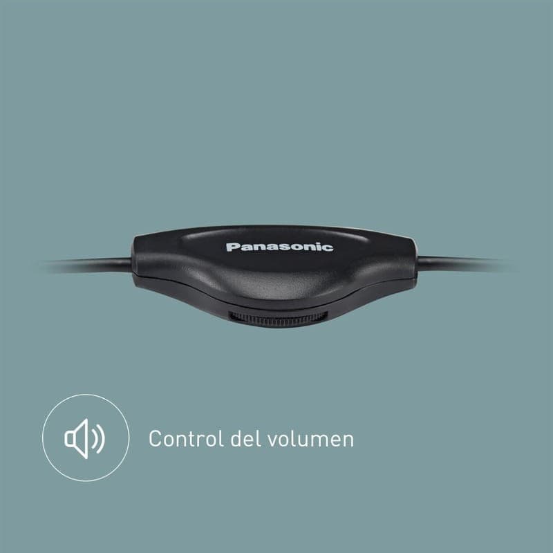 Panasonic RP-HT 090 Gris - Casque d'écoute filaire - contrôle du volume