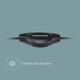 Panasonic RP-HT 090 Gris - Casque d'écoute filaire - contrôle du volume