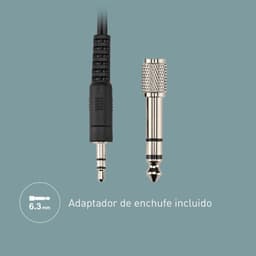 Panasonic RP-HT 090 Gris - Casque d'écoute filaire - Jack 3,5 mm et adaptateur 6,3 mm