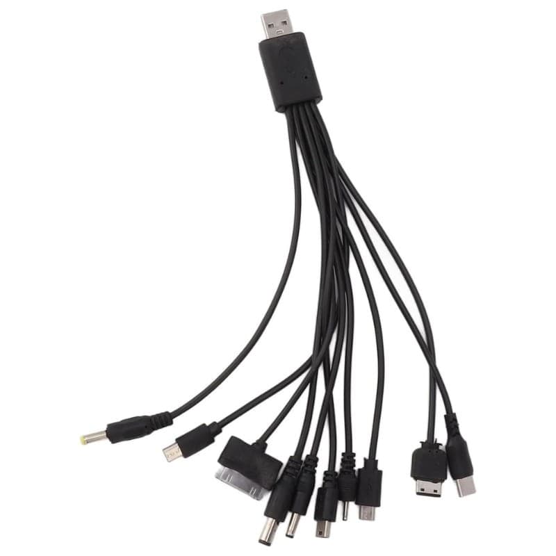 Painel Solar Portátil USB 20W - cabo de carregamento