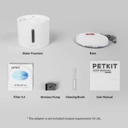 Petkit Eversweet Solo 2 Smart Pet Fountain - conteúdo da caixa