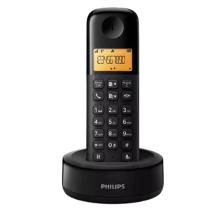 Philips D1601B/34 Negro - Teléfono DECT