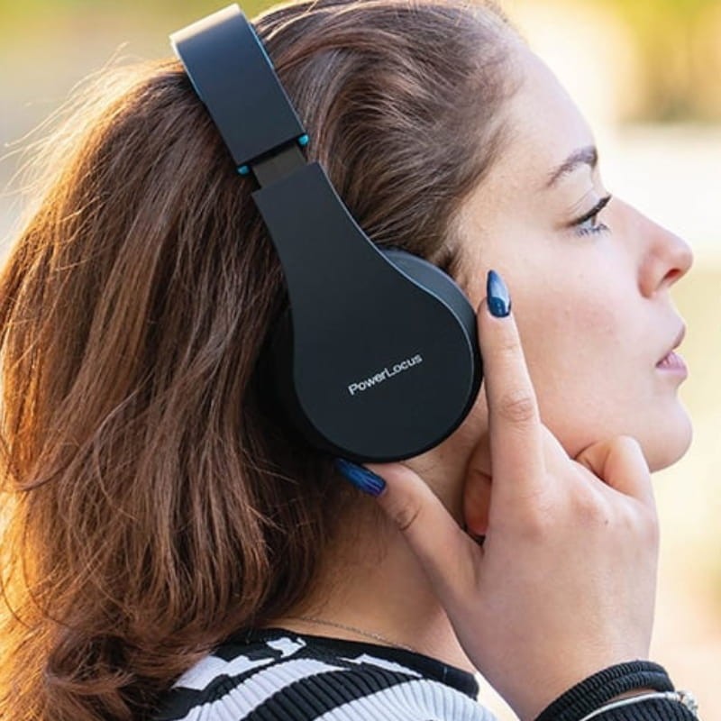 PowerLocus P1 Negro/Azul - Auriculares Bluetooth - Ítem6