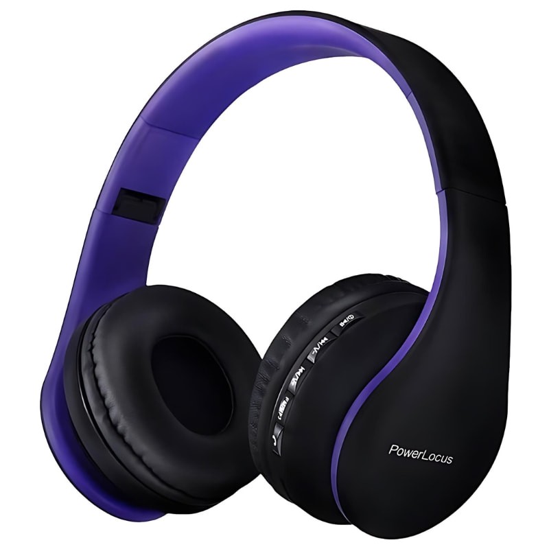 PowerLocus P1 Negro/Púrpura - Auriculares Bluetooth - Ítem