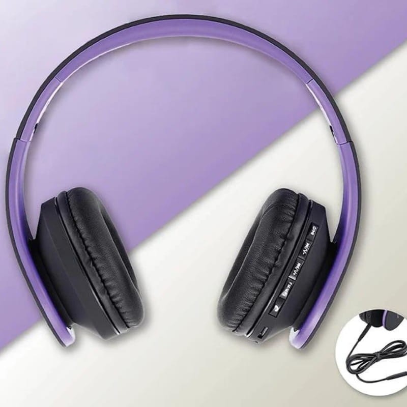 PowerLocus P1 Negro/Púrpura - Auriculares Bluetooth - Ítem1