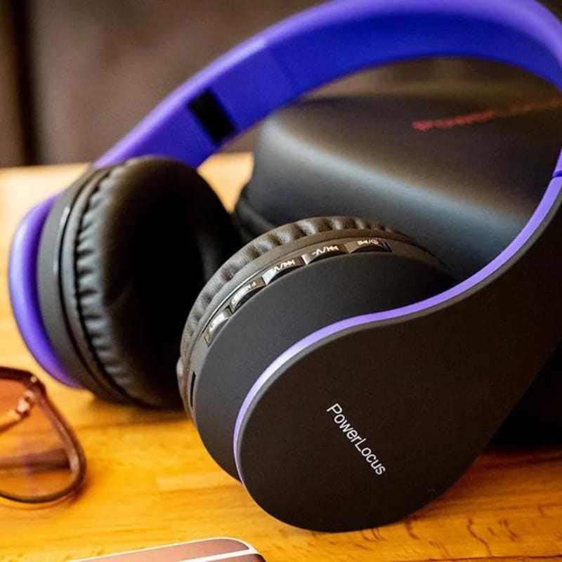 PowerLocus P1 Negro/Púrpura - Auriculares Bluetooth - Ítem3