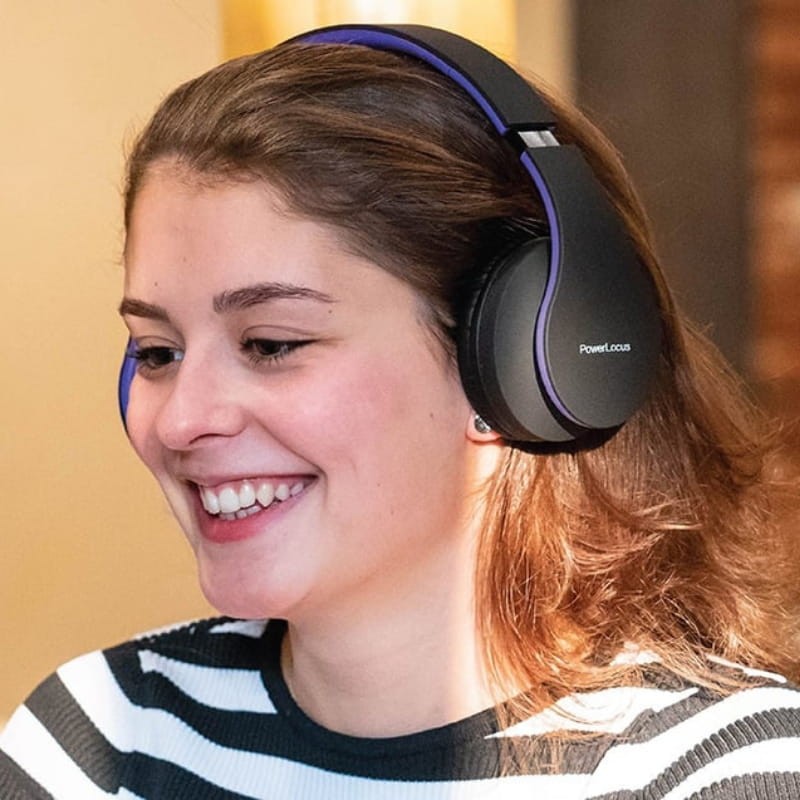 PowerLocus P1 Negro/Púrpura - Auriculares Bluetooth - Ítem7